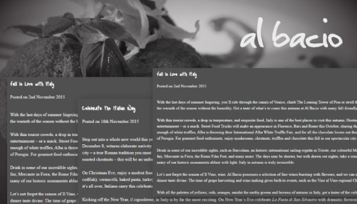 When You’ve Attracted Attention, Add Value – The Key to Writing Great Blogs. al bacio client image 2 - When You’ve Attracted Attention, Add Value – The Key to Writing Great Blogs.