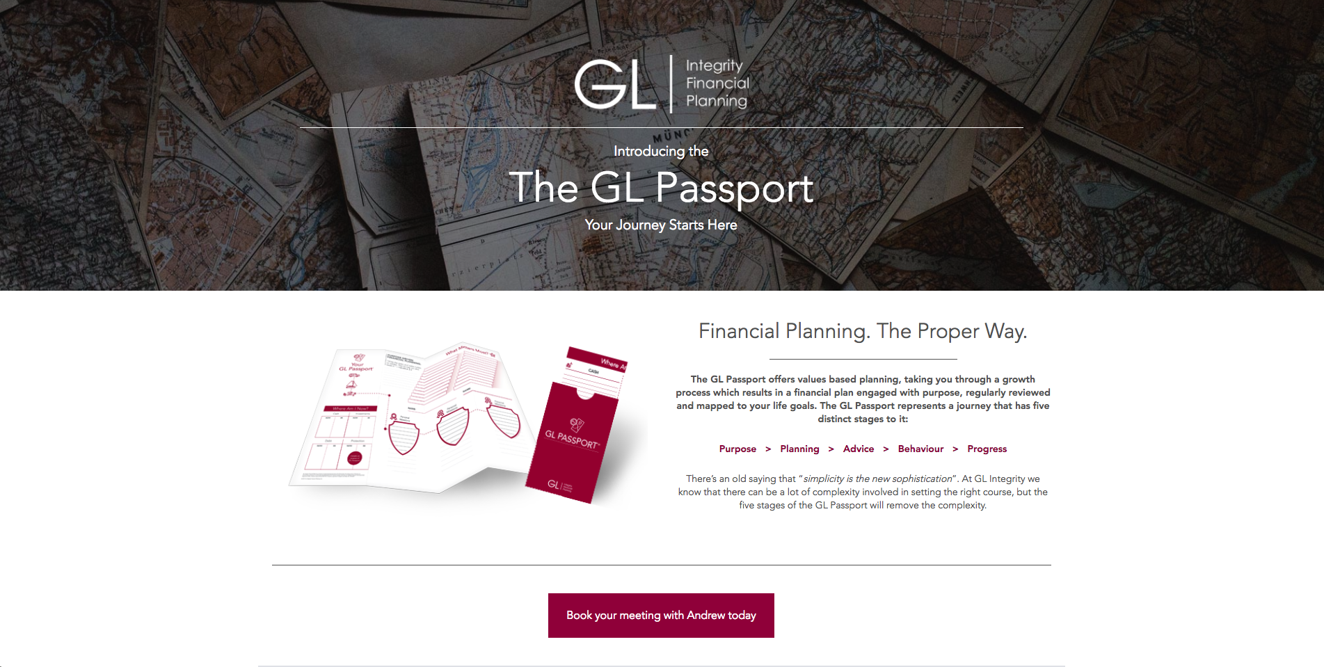 GL Passport Product Landing Page 3, Cre8ion