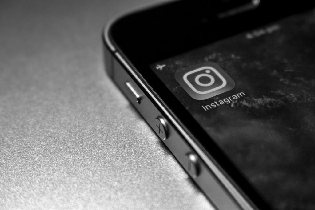Social media Instagram app on phone image