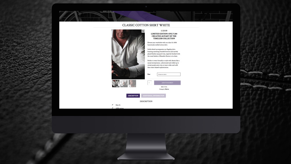 Benedict Raven Shop Page Mockup2 - CDZ Group Website