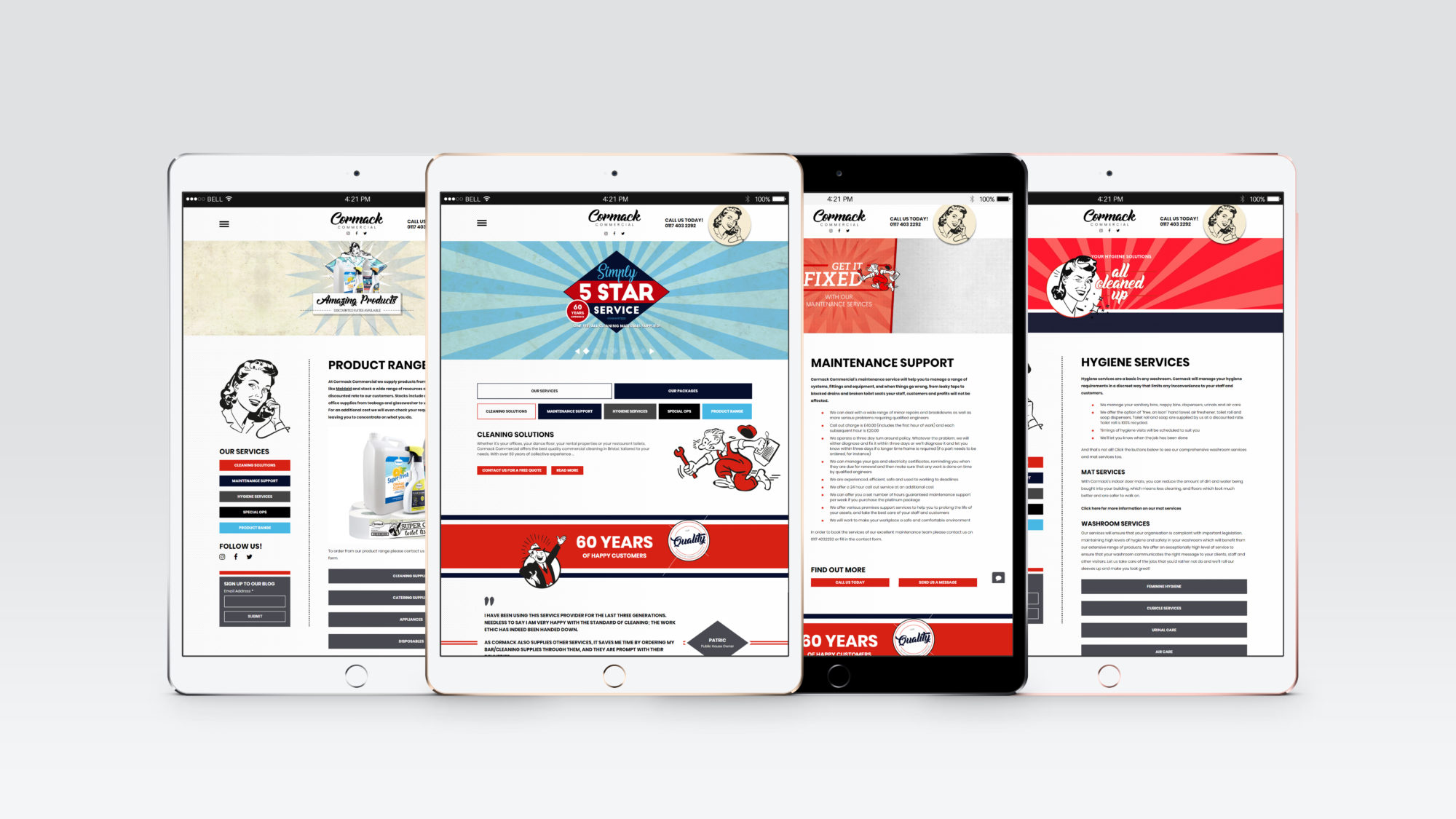 Craft Insurance Website Cormack Ipad mockup - Craft Insurance Website