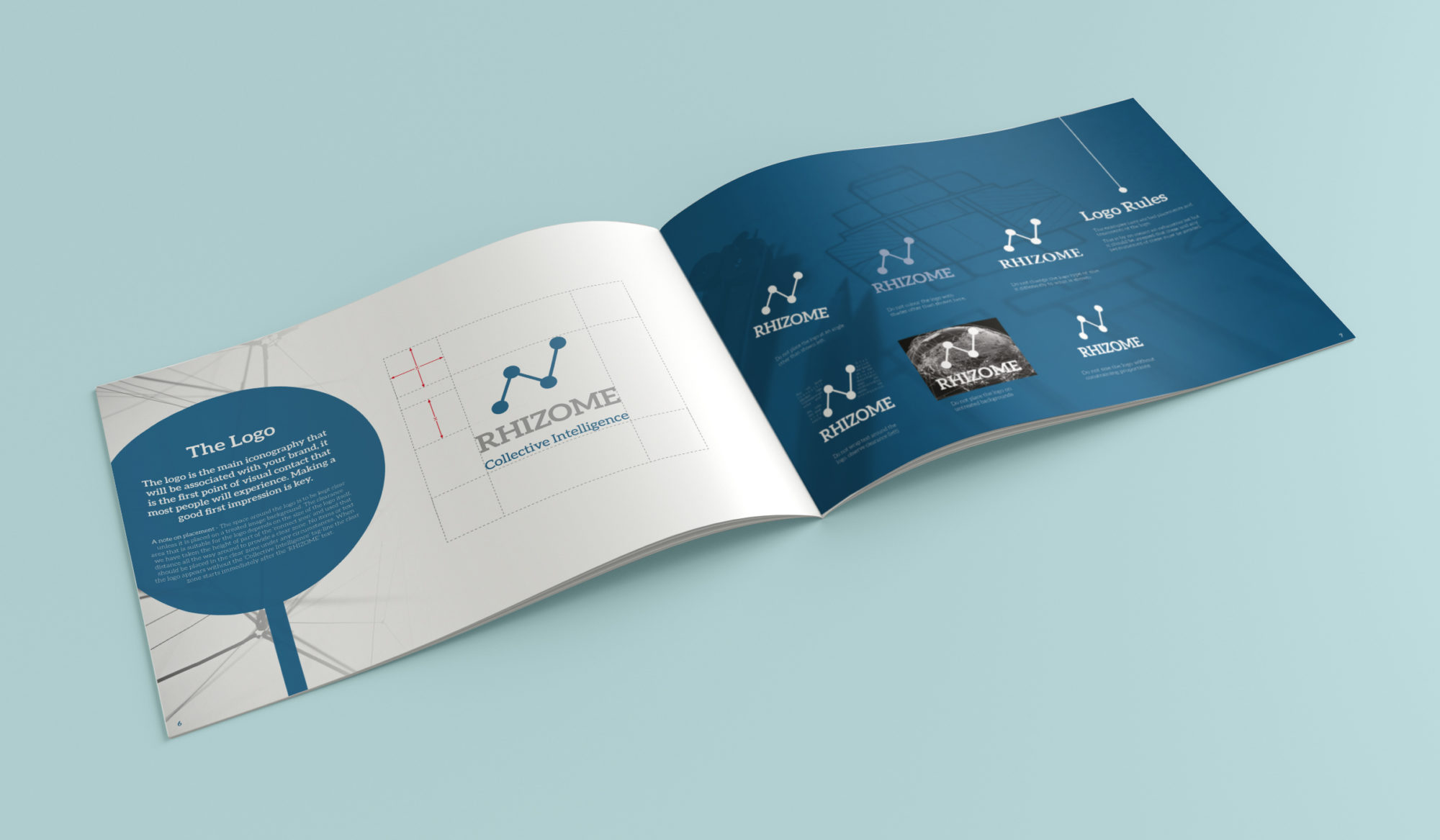 Protechnic Brochure Rhizome Brand book Logo - Protechnic Brochure