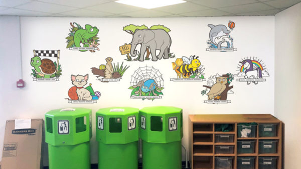 Nova Primary School Stationery nova wall graphics design 600x338 - Nova Primary School Stationery