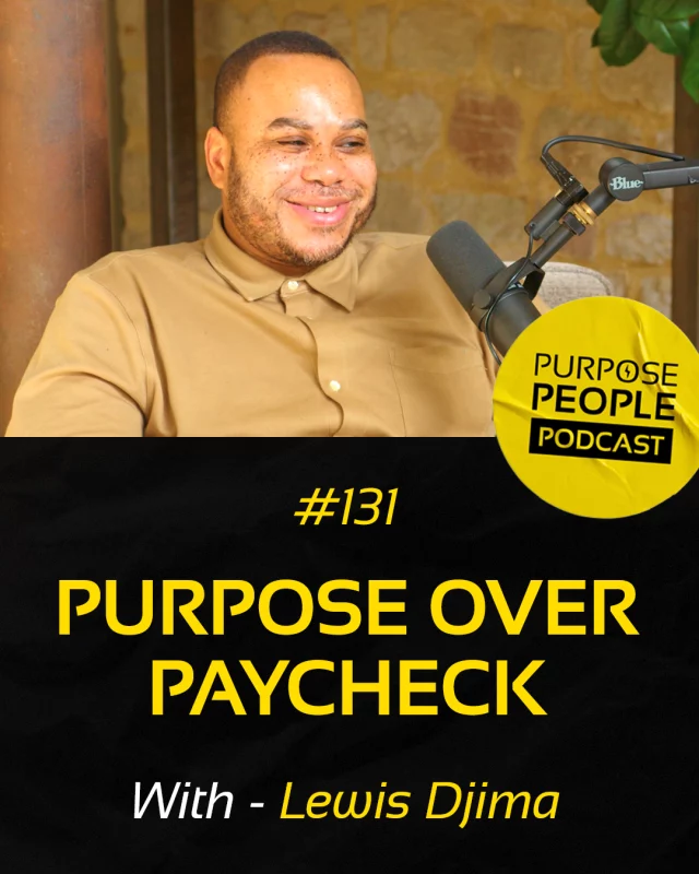 From council office to the House of Commons—Lewis Djima shares his inspiring leap into entrepreneurship with Regal Booths, a thriving 360 photo booth business co-founded with his wife Natalie...

Join the conversation at: youtube.com/@purposepeople

Also available on Spotify and Apple Podcasts.

Follow us and Subscribe to the podcast for new episodes each week!

#Podcast #PurposePeople #RegalBooths #Journey #entreprenuer #Business #Life